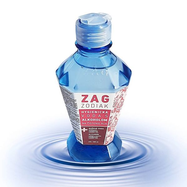 Hygienická voda na ruce s obsahem 70% alkoholu - 250ml